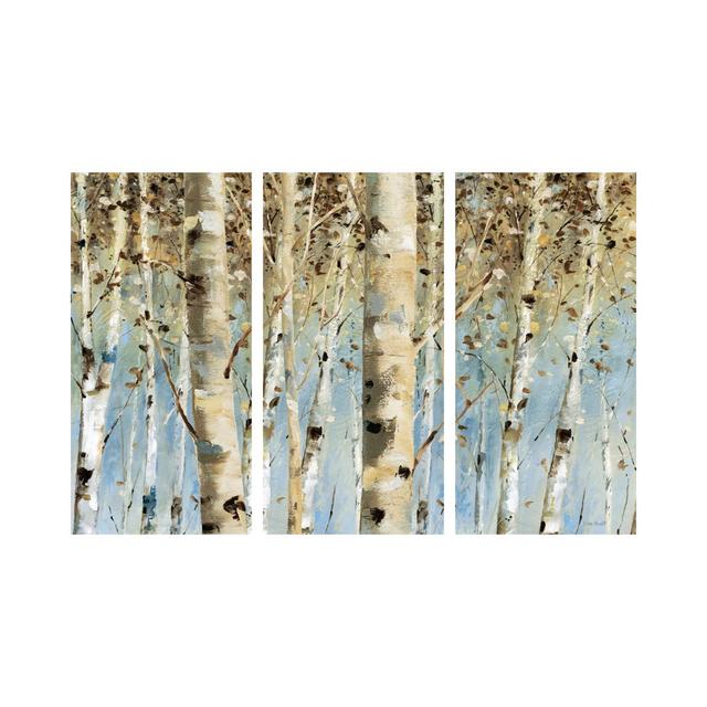 Weißer Wald I von Lisa Audit - Ohne Rahmen Galerie-verpackte Leinwand Giclée auf Leinwand Union Rustic Größe: 101,6 cm H x 152,4 cm B x 3,81 cm T on Productcaster.