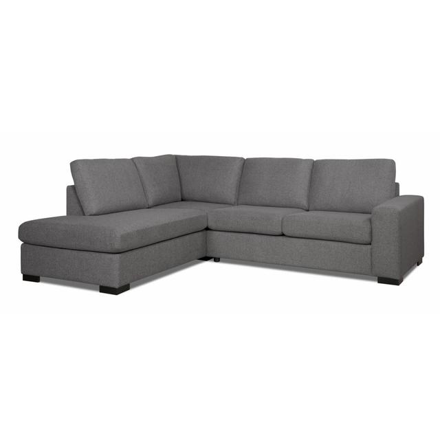 Ecksofa Conahan (Set of 2) Metro Lane Ausrichtung: Nach links ausgerichtet, Polsterfarbe: Dunkelgrau on Productcaster.