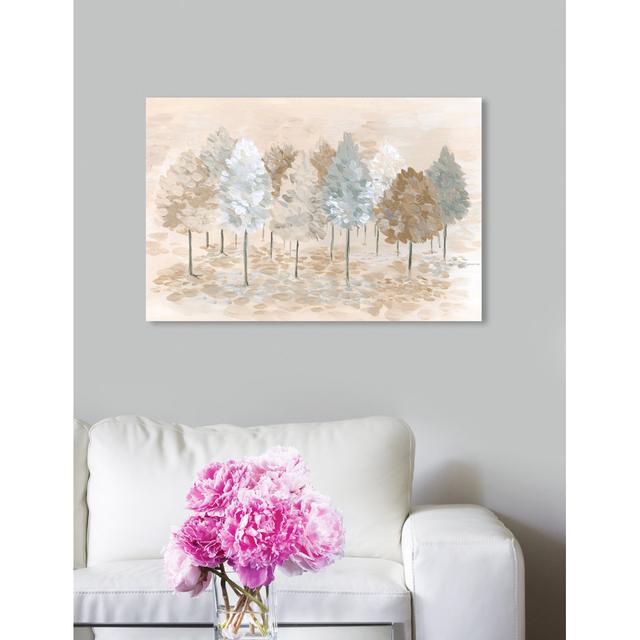 Woodland Pines by Oliver Gal - Art Prints Print East Urban Home Size: 25cm H x 38cm W x 4cm D, Format: Wrapped Canvas on Productcaster.