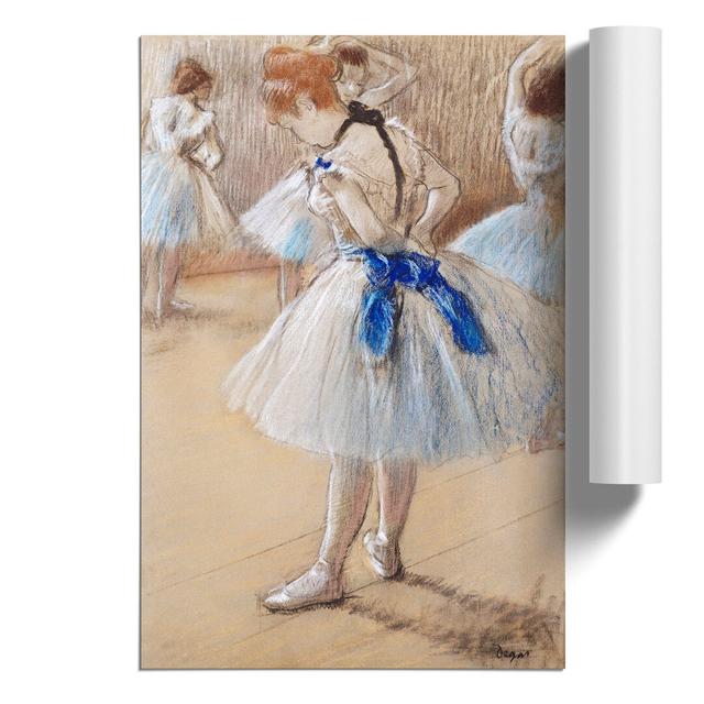 Ballet Ballerina Dancer by Edgar Degas - Unframed Painting East Urban Home Size: 30cm H x 21cm W x 0.1cm D on Productcaster.