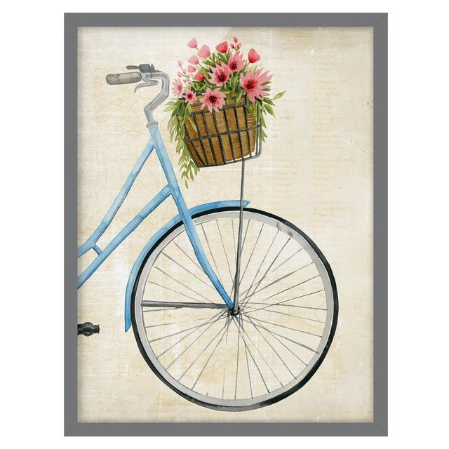 Flower Courier I - Picture Frame Painting Rosalind Wheeler Frame Option: Grey Framed, Size: 70cm H x 50cm W x 2cm D on Productcaster.