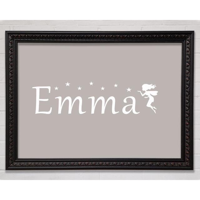 Your Name In Fairy Dust Pink - Single Picture Frame Art Prints Bright Star Colour: Beige, Size: 100cm H x 141.4cm W on Productcaster.