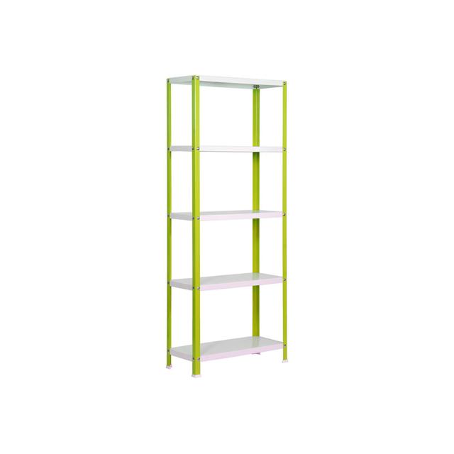 Vanhoy 180cm 5 Shelf Shelving Unit Rebrilliant Finish: Green, Size: 180cm H x 100cm W x 40cm D on Productcaster.