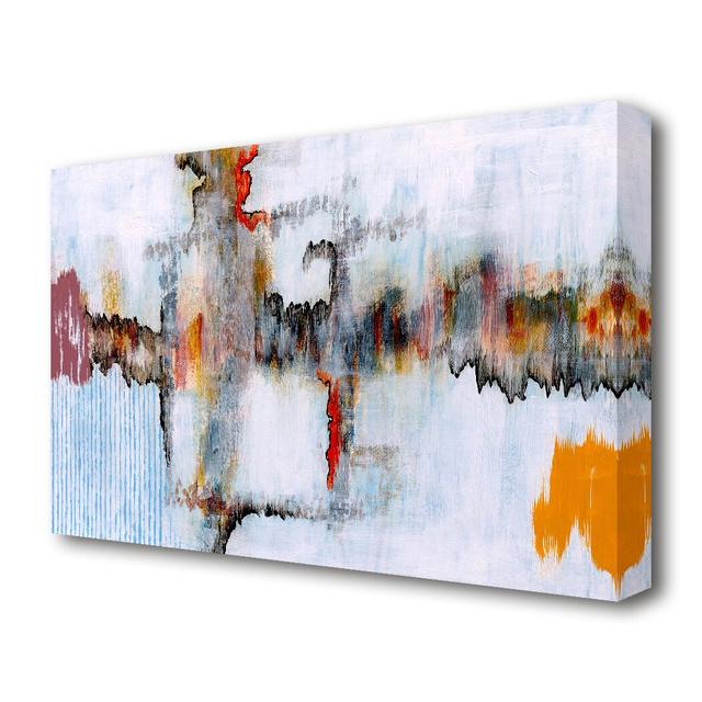 Village Sound Waves - Painting Print on Canvas East Urban Home Size: 101.6 cm H x 142.2 cm W x 4.4 cm D on Productcaster.