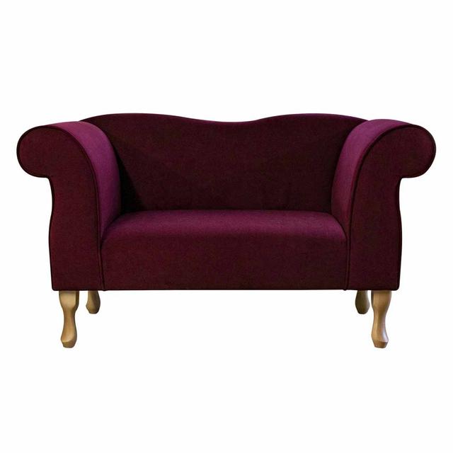 124.5Cm Velvet Round Arm Sofa Beaumont on Productcaster.