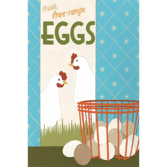 Free-Range Eggs Happy Larry Size: 91cm H x 61cm W on Productcaster.