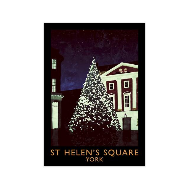 St Helen's Square York by Richard O'Neill - Unframed Graphic Art Print on Paper 17 Stories Size: 42 cm H x 29.7 cm W on Productcaster.