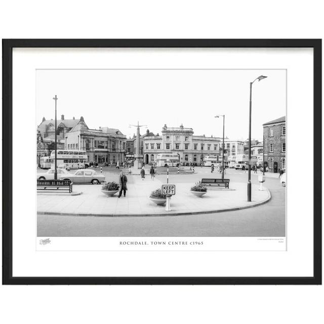 'Rochdale, Town Centre C1965' by Francis Frith - Picture Frame Photograph Print on Paper The Francis Frith Collection Size: 28cm H x 36cm W x 2.3cm D on Productcaster.