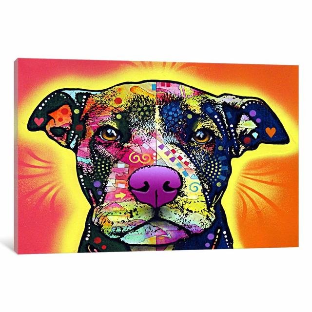 Love A Bull by Dean Russo - Print on Canvas East Urban Home Frame Option: No Frame, Size: 45.72cm H x 66.04cm W x 1.91cm D on Productcaster.