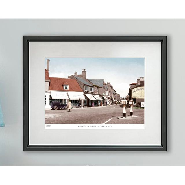 Wilmslow, Grove Street C1955 - Single Picture Frame Print The Francis Frith Collection Size: 60cm H x 80cm W x 2.3cm D on Productcaster.