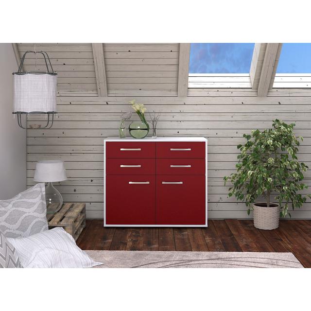 Bahi TV Stand for TVs up to 70" Brayden Studio Colour: Red/White on Productcaster.