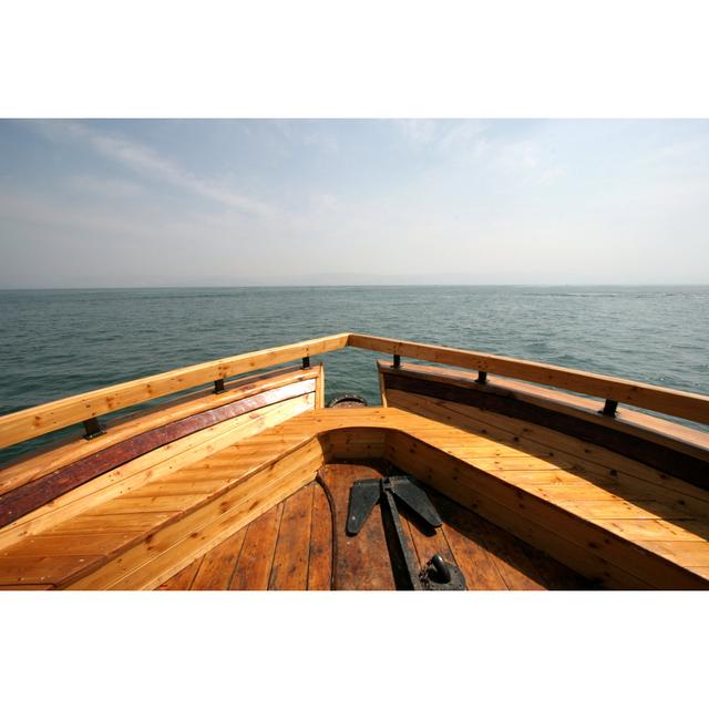 Boat On The Sea Of Galilee Longshore Tides Size: 30cm H x 46cm W x 3.8cm D on Productcaster.