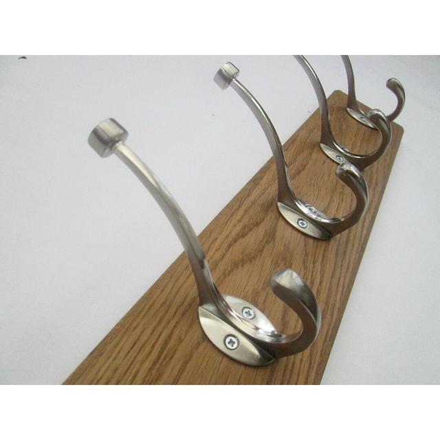 Pikeville Solid Wood 5 - Hook Wall Mounted Coat Rack Rosalind Wheeler on Productcaster.