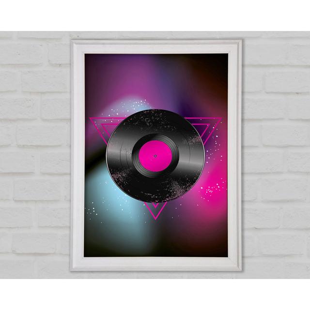 Pink Floyd LP - Print Brayden Studio Size: 59.7cm H x 42cm W x 1.5cm D, Format: White Framed Paper on Productcaster.