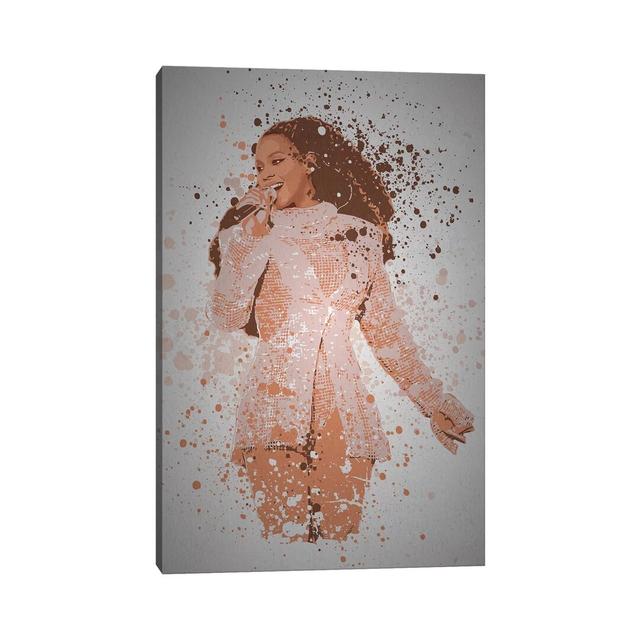 Leinwandbild - Grafikdruck „Beyonce” ModernMoments Größe: 101,06 cm H x 66,04 cm B x 3,81 cm T on Productcaster.