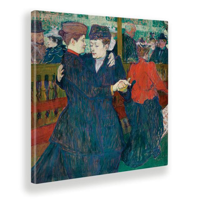 Wandbild Two Women Dancing von Henri de Toulouse Marlow Home Co. Format: Stoff, Größe: 95 cm H x 95 cm B on Productcaster.