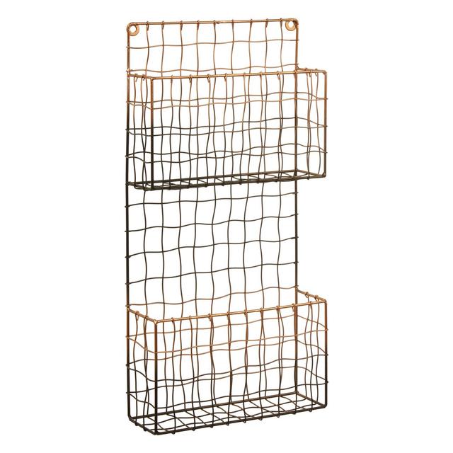 Larrison Metal Magazine Rack Inbox Zero on Productcaster.