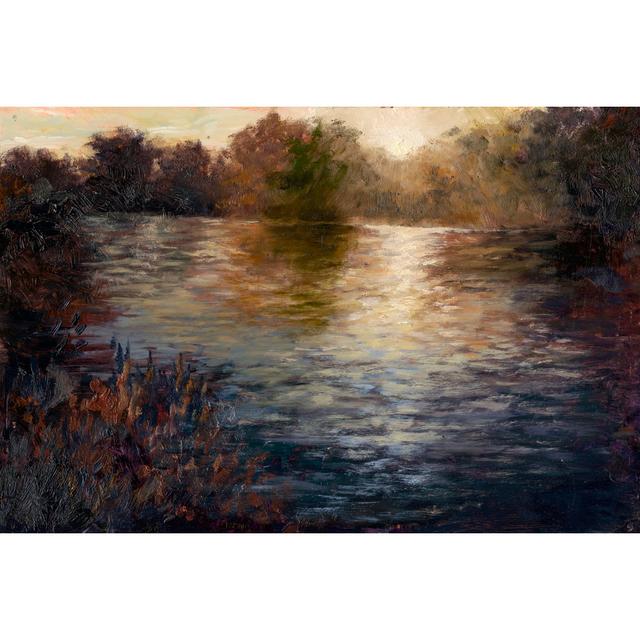 Glowing Reflection - Wrapped Canvas Art Prints Rosalind Wheeler Size: 61cm H x 91cm W on Productcaster.