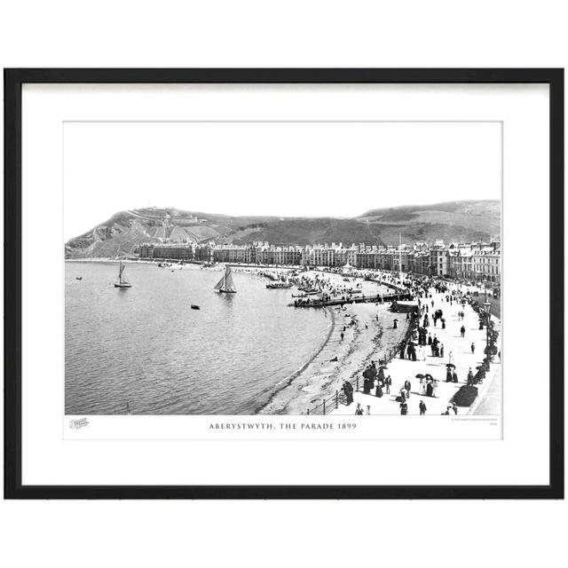 'Aberystwyth, the Parade 1899' by Francis Frith - Picture Frame Photograph Print on Paper The Francis Frith Collection Size: 40cm H x 50cm W x 2.3cm D on Productcaster.