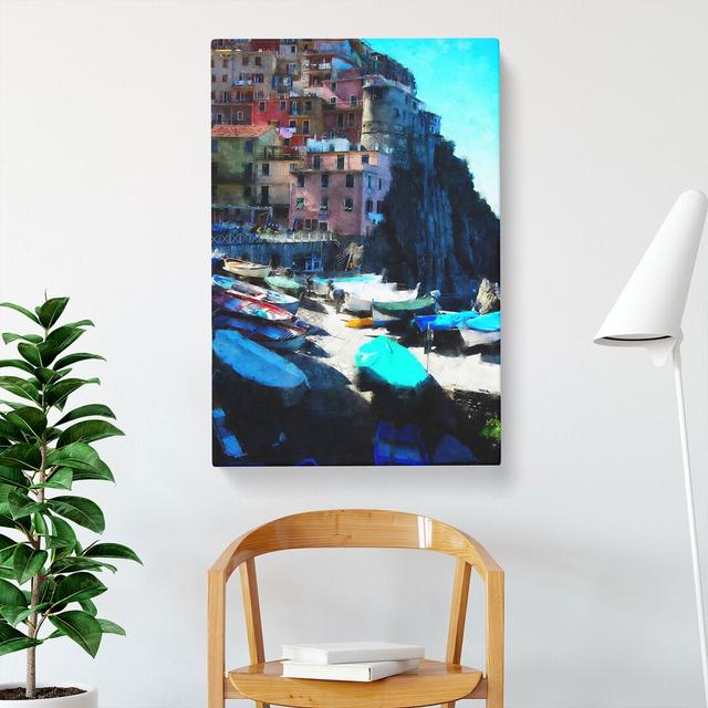 Cinque Terre In Italy Vol.1 - Wrapped Canvas Print East Urban Home Size: 50cm H x 35cm W x 3cm D on Productcaster.