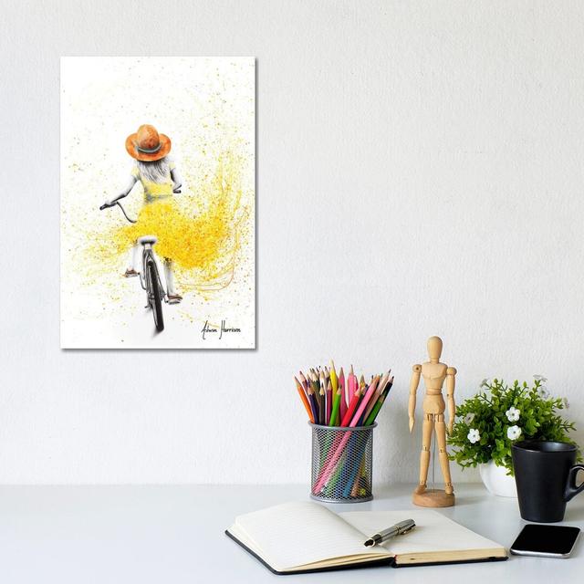 Her Sunshine Ride by Ashvin Harrison - Print on Canvas 17 Stories Format: Wrapped Canvas, Size: 30.48cm H x 20.32cm W x 1.91cm D on Productcaster.