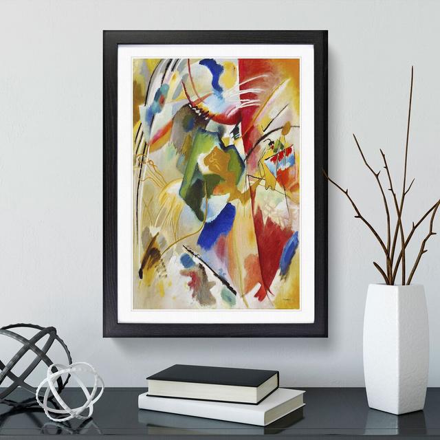 Green Center by Wassily Kandinsky - Picture Frame Painting on MDF East Urban Home Frame Option: Black Framed, Size: 48cm H x 36cm W x 2cm D on Productcaster.