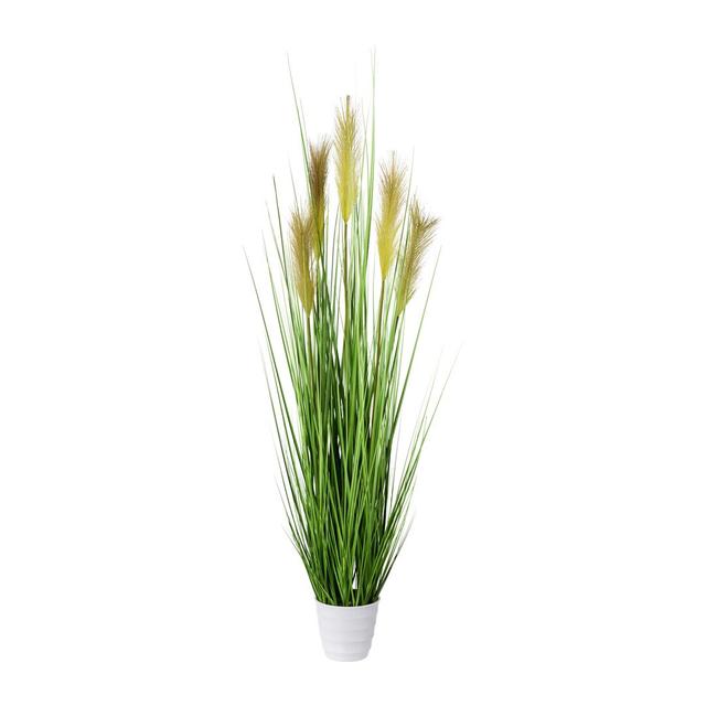 Boden-Kunstpflanze Onion Grass im Topf Die Saisontruhe Größe: 110 cm H x 15 cm B x 15 cm T on Productcaster.