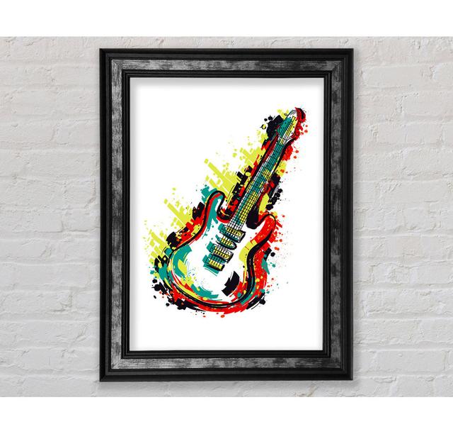 Guitar Vibrations - Print Latitude Vive Size: 59.7cm H x 42cm W x 8cm D on Productcaster.