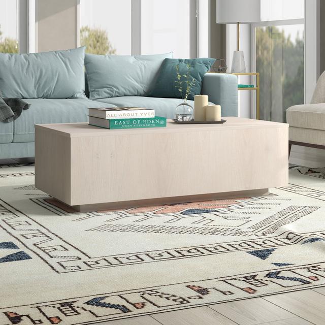 Ferrigno Solid Coffee Table Latitude Run Colour: Alder White on Productcaster.