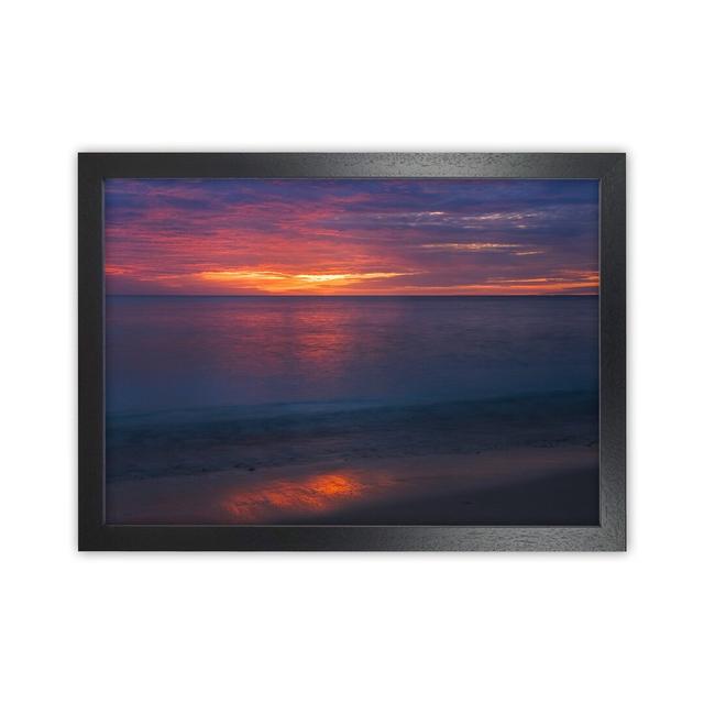 Monet Sunrise Art Print By Karsten Wrobel Photograph Print on Canvas House of Hampton Format: Black Framed, Size: 34cm H x 46cm W x 3cm D on Productcaster.