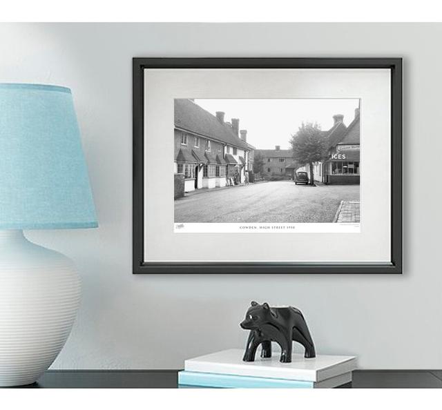 'Cowden, High Street 1950' - Picture Frame Photograph Print on Paper The Francis Frith Collection Size: 40cm H x 50cm W x 2.3cm D on Productcaster.