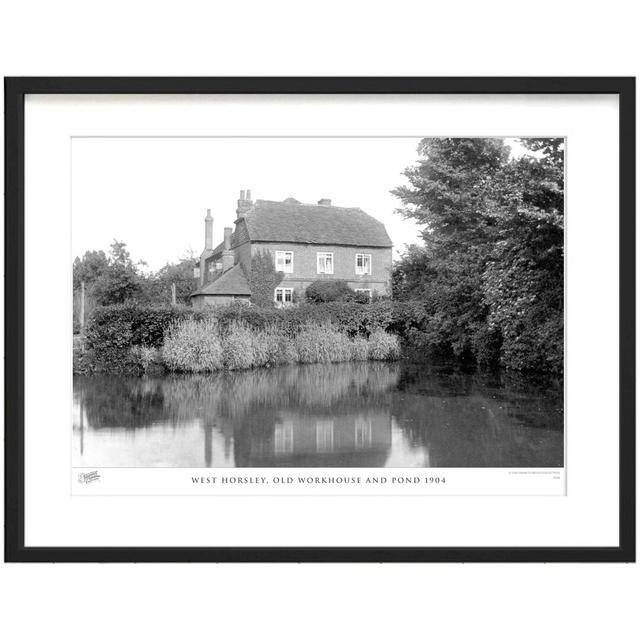 West Horsley, Old Workhouse And Pond 1904 by Francis Frith - Single Picture Frame Print The Francis Frith Collection Size: 40cm H x 50cm W x 2.3cm D on Productcaster.