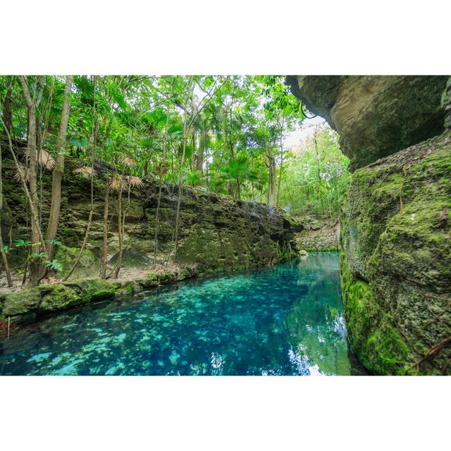 Boalsburg Blue River In Xcaret by Sergey02 - Print Alpen Home Size: 20cm H x 30cm W x 3.8cm D on Productcaster.