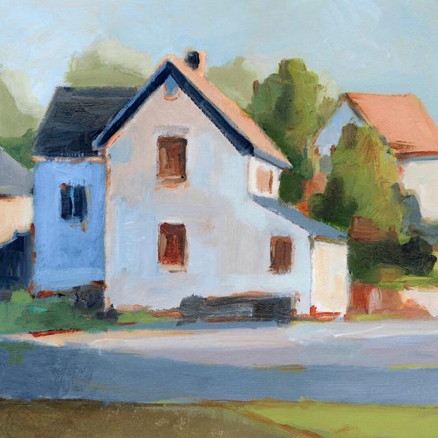 European Farmhouses II by Ethan Harper - Wrapped Canvas Painting Rosalind Wheeler Size: 91cm H x 91cm W on Productcaster.