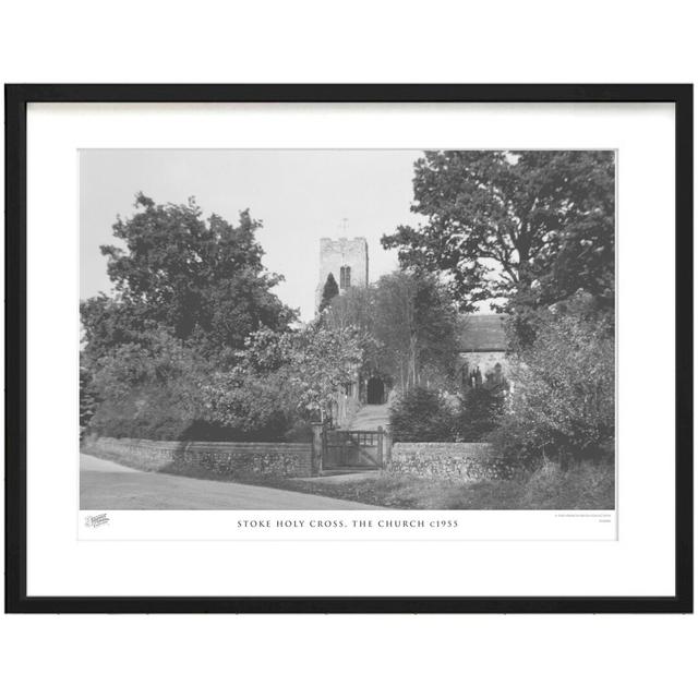 'Stoke Holy Cross, the Church C1955' by Francis Frith - Picture Frame Photograph Print on Paper The Francis Frith Collection Size: 40cm H x 50cm W x 2 on Productcaster.