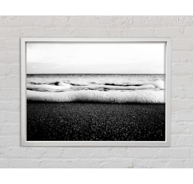 The Ebb Of The Ocean B N W - Single Picture Frame Art Prints on Canvas Bright Star Size: 84.1cm H x 118.9cm W x 3.3cm D on Productcaster.