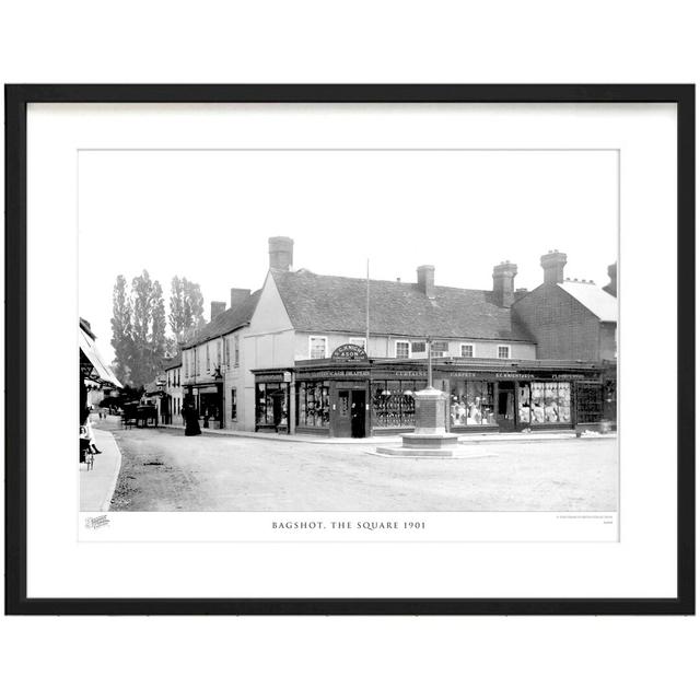 'Bagshot, the Square 1901' by Francis Frith - Picture Frame Photograph Print on Paper The Francis Frith Collection Size: 60cm H x 80cm W x 2.3cm D on Productcaster.