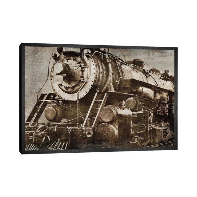 Locomotive by Dylan Matthews - Print on Canvas East Urban Home Size: 66.04cm H x 101.6cm W x 3.81cm D, Format: Black Floater Framed on Productcaster.