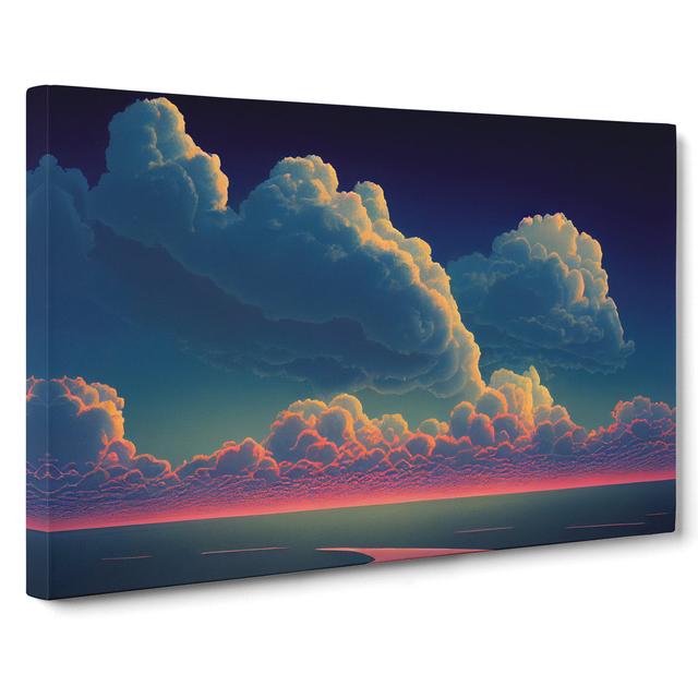 Clouds at Sunset Vol.4 - Wrapped Canvas Graphic Art 17 Stories Size: 35cm H x 50cm W x 3cm D on Productcaster.