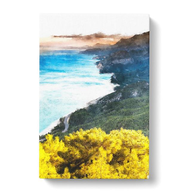 Antalya in Turkey - Wrapped Canvas Graphic Art East Urban Home Size: 60cm H x 40cm W x 3cm D on Productcaster.