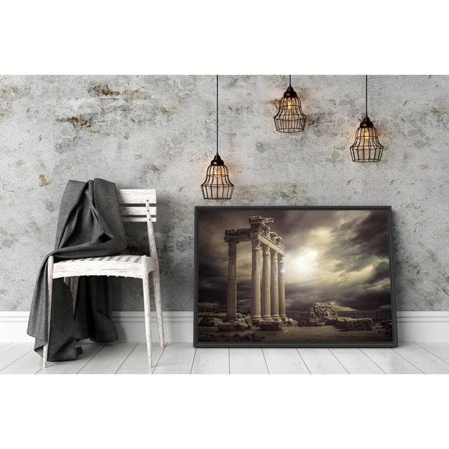 Gerahmtes Wandbild Apollon Tempel Ruine in Side East Urban Home Größe: 70 cm H x 100 cm B on Productcaster.