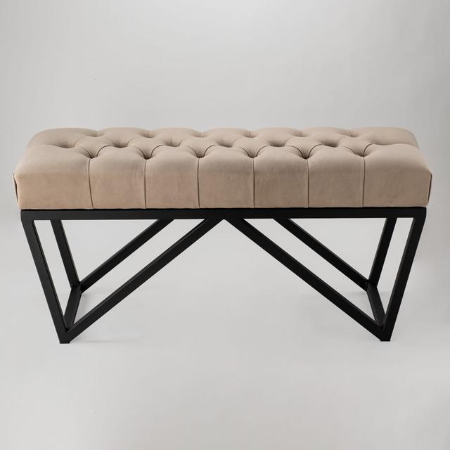 Etian Upholstered Bench Ebern Designs Size: H40 x W80 x D40cm on Productcaster.