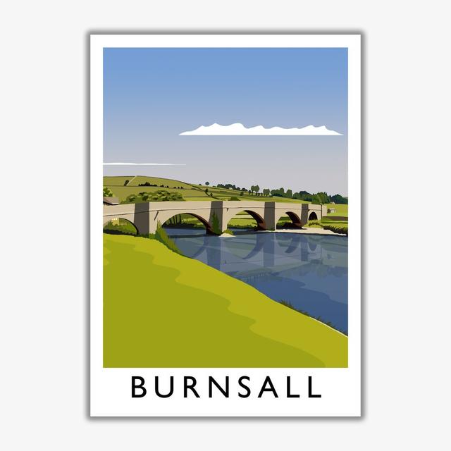 Burnsall Portrait - Graphic Art Print on Paper 17 Stories Frame Option: No Framed, Size: 50cm H x 40cm W x 3cm D on Productcaster.