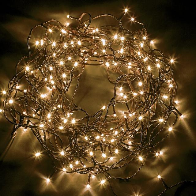 50M 500 - Bulb Fairy Lights String Light NETTA Bulb Colour: Amber on Productcaster.