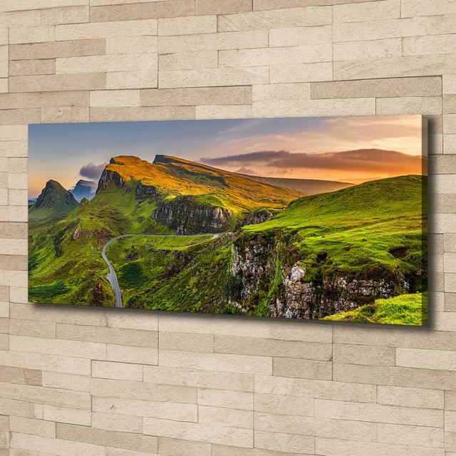 Hills of Scotland - Wrapped Canvas Art Prints Union Rustic on Productcaster.