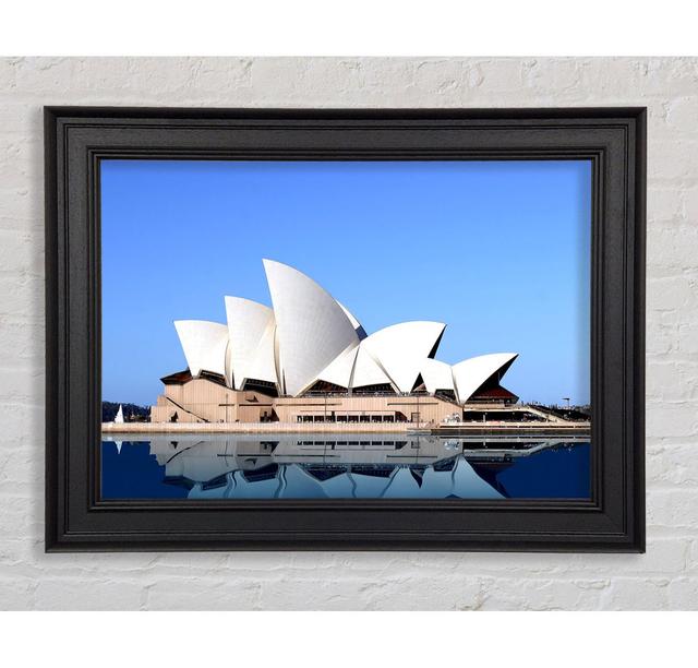 Sydney Opera House Australia Framed Print Ebern Designs Size: 29.7cm H x 42cm W x 8cm D, Format: Gold Framed Paper on Productcaster.