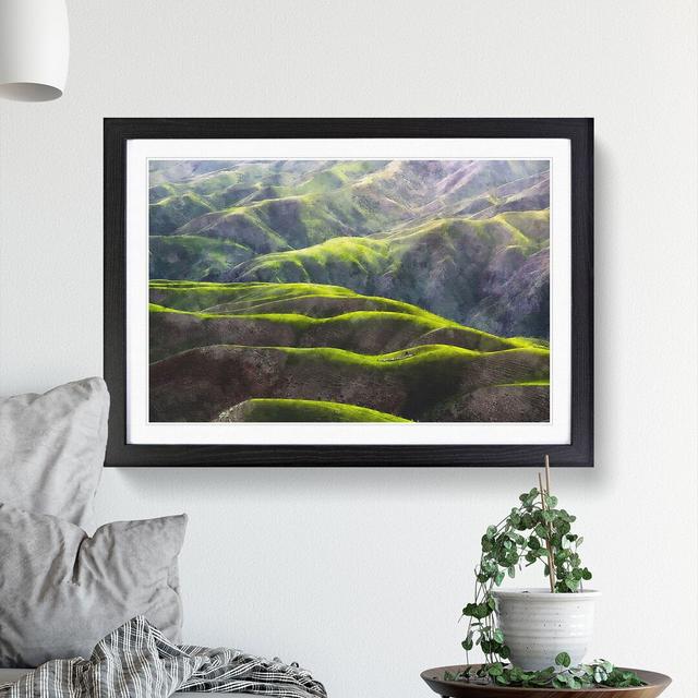 Grassland in Xianjiang China - Picture Frame Painting East Urban Home Frame Option: Black Framed, Size: 36cm H x 48cm W x 2cm D on Productcaster.