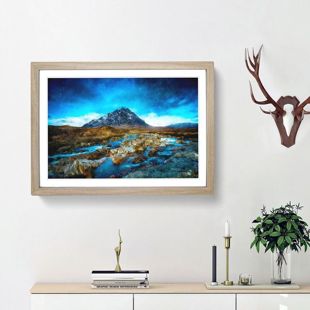 Glencoe in Scotland - Picture Frame Graphic Art Print East Urban Home Size: 24cm H x 33cm W x 2cm D, Frame Option: Oak Framed on Productcaster.