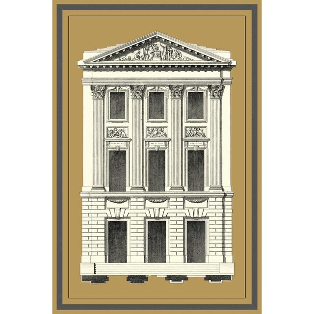 Grand Facade III by Deneufforge - Wrapped Canvas Art Prints Marlow Home Co. Size: 91cm H x 61cm W on Productcaster.