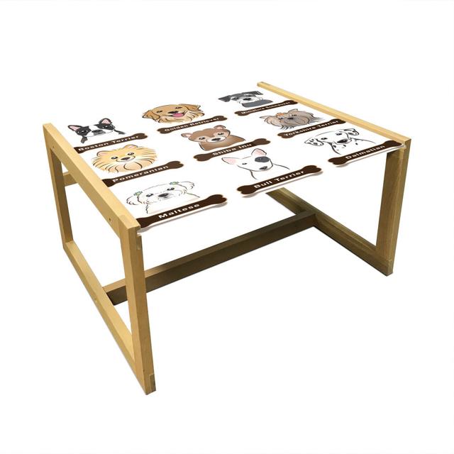 Jabora Sled Coffee Table East Urban Home Size: 40cm H x 74cm W x 62cm D on Productcaster.